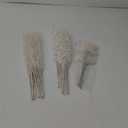 White Christmas Tree Picks and Sprays Ornaments 17'' 12'' Artificial Glitter Christmas Tree Topper Floral Berry Stems Branches Filled for Xmas Vase Filler Wreath DIY Crafts