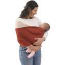 Baby Wrap Carrier, Perfect Baby Carrier Wrap Sling for Newborn and Infant up to 35 lbs. (M (S, M, L of clothing size), Copper / Natural)