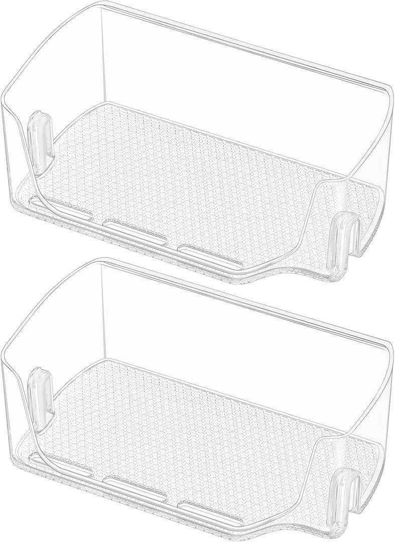 [2 PACK] UPGRADED DA97-20641A Refrigerator Door Shelf Compatible with Samsung Refrigerator Door Shelf Bin, Fridge Assembly Guard-fre Up RS5300T RS27T5200SR RS27T5561SR RS22T5561SR Freezer Door Bin
