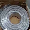 Wocloer 1/2 inch 100Ft Liquid-Tight Conduit Kit, Flexible Non Metallic Electrical Conduit, with 6 Straight and 5 Angle Fittings Included. 1/2" Dia