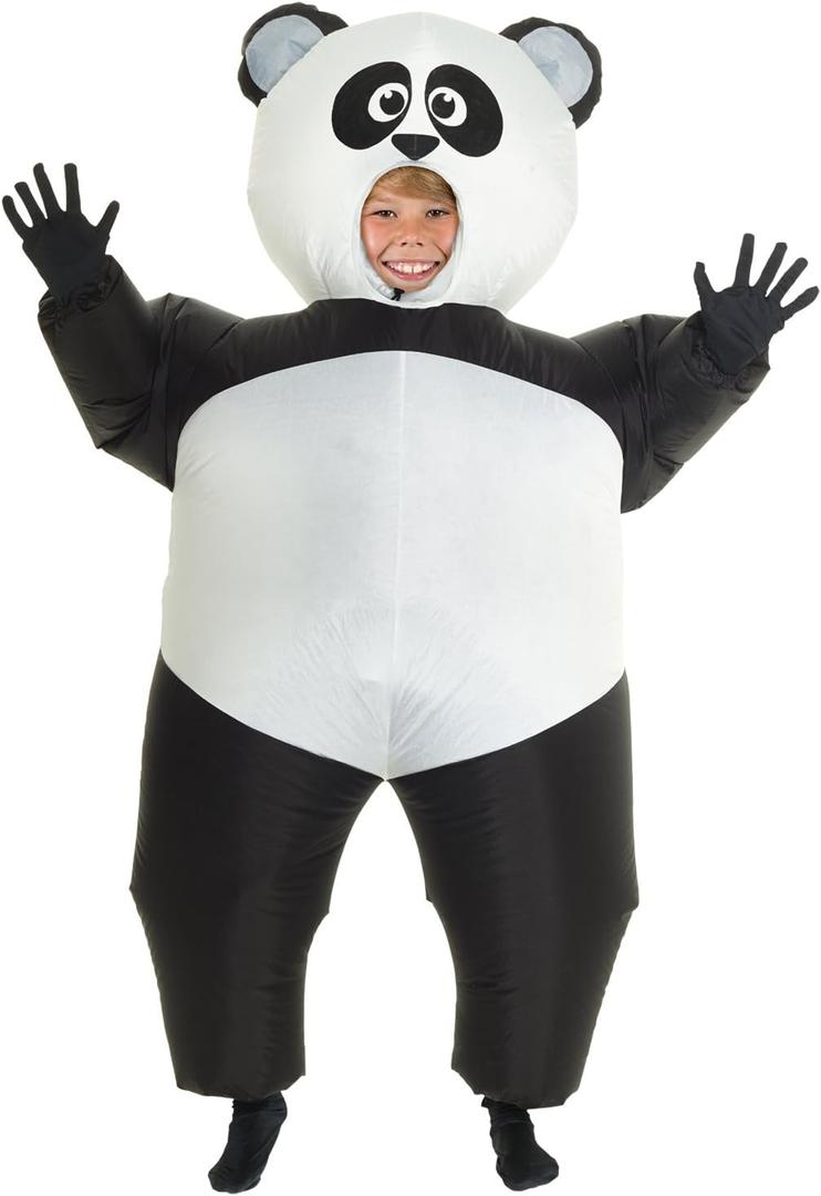 Morph Costumes Inflatable Panda Costume for Kids Blow Up Giant Inflatable Halloween Costumes