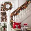 26 Pcs Gold Small Velvet Bows Decorations Vintage Christmas Ornaments for Christmas Tree Gift Wrapping Wreath Table Fireplace Garland and Xmas Party (Brown)