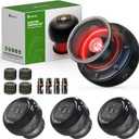 4 Pack 5-in-1 Smart Dynamic Cupping Set, Electric Cupping Device with Red Light, Heated Cupping Massager with 12-Level Suction & Heat, Cupping Machine for Pain Relief, Muscle Soreness, Knots, Aches