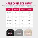 Grillman Grill Cover, BBQ Outdoor Grill Covers, Charcoal, Gas Grills, Waterproof, Rip-Proof, Weather-Resistant, Anti-UV, Barbecue Cover for Traegar 22/575 Series, Pro 22, Z, etc (Black, 41 Inch)