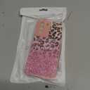 for Samsung Galaxy S21 5G Phone Case, Fashion Flower Pattern Design Girls Women Liquid Silicone Cover, Slim Shockproof and Scratch-Resistant Soft Case for Samsung S21 5G - Leopard Glitter