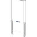 Acrylic Podium Stand,49"H Rolling Podium with Lockable Wheels,Height & Angle Adjustable Lecterns & Podiums, Portable Podium for Classroom,Teachers,Pulpits for Churches,Speech