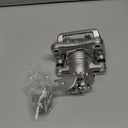 A-Premium Disc Brake Caliper Assembly with Bracket Compatible with Select Acura and Honda Models - TSX 2009-2014, Accord 2008-2012 - Rear Right Passenger Side