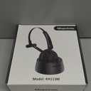 Bluetooth Headset, Wireless Headphone with AI Noise-Canceling Microphone On Ear Wireless Headset with USB Dongle for Computer Office (Black)