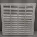 Return Air Filter Grille 20x20,Air Return Vent Cover Grill for 20"W x 20"H Duct Opening,Steel HVAC Vent Covers for Wall and Ceiling,Holds 1" Thick AC Filter