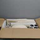 Sweetcrispy Cat Tree 75 Inch, Large Multi-Level Tall Cat Tree Tower with Condo, Perches, Sisal Scratching Posts Board and Hammock, Pet Play House with Dangling Balls for Indoor Cats, Beige (65IN)