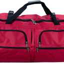 Rockland Rolling Duffel Bag, Black, 22"