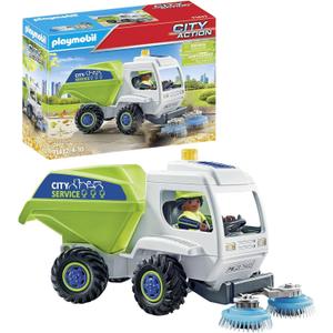 PLAYMOBIL City Action 71432 Sweeper, City Cleaning, Rotating Sweeping Brushes, Toy for Children from 4 Years PLAYMOBIL City Action 71432 Sweeper, City Cleaning, Rotating Sweeping Brushes, Toy for Children from 4 Years