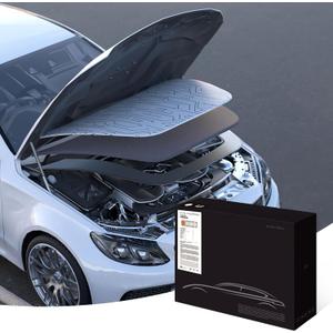 Soundbox Car Sound Deadening Mat - Heat Insulation & Noise Reduction Hood Liner, Lightweight & Durable, Easy to Install, Compatible with Most Vehicles