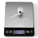 500g Precision Digital Pocket Scale, 0.01g Resolution, Includes a Calibration Weight