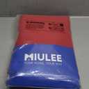 MIULEE Christmas Red Blackout Curtains for Bedroom Living Room 63 Inches Long 2 Panels, Thermal Insulated Room Darkening Drapes Solid Grommet Top Light Blocking Window Treatments 40x63 Inch