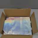 Glossy Iridescent Gift Bags 15 Pcs, 12.6x4.7x11 In Reusable Goodie Bags Bulk with Handles & Sturdy Base, Christmas Gift Bags for Birthday, Wedding, Holiday, Party,Thanksgiving