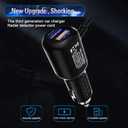 Radar Detector Power Cord,for Uniden Escort Valentine Beltronics Passport Cobr Whistler etc Radar Detector,Dual USB QC3.0 Quick Charger(6.5FT)