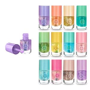 EXPRESSIONS 12pc Nail Polish Cube Shimmering Nail Polish Colors for Every Mood, Cute Manicure Kit & Pedicure Kit For Girls, Kids, Bundle