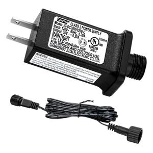30V 6W Class 2 Power Supply Replacement LED Transformer IP44 LED Light Controller Low Voltage Transformer for Christmas String Light Inflatable Device (30V6W Steady on 1PC)