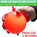 GoSports LED Bocce Ball Game Set - Includes 8 Light Up Bocce Balls, Pallino, Case and Measuring Rope - Choose 85 mm or 100 mm