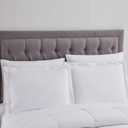 Twin Comforter Set 6 Piece Bed in a Bag with Bed Skirt, Fitted Sheet, Flat Sheet, 1 Pillowcase, and 1 Pillow Sham, Twin, Dobby White
