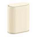 ELPHECO 2 Gallon Sensor Trash Can - IPX5 Waterproof Motion Sensor Trash Can, Automatic Bathroom Trash Bin, Slim Garbage Can for Bathroom, Office, Bedroom, Living Room, Beige