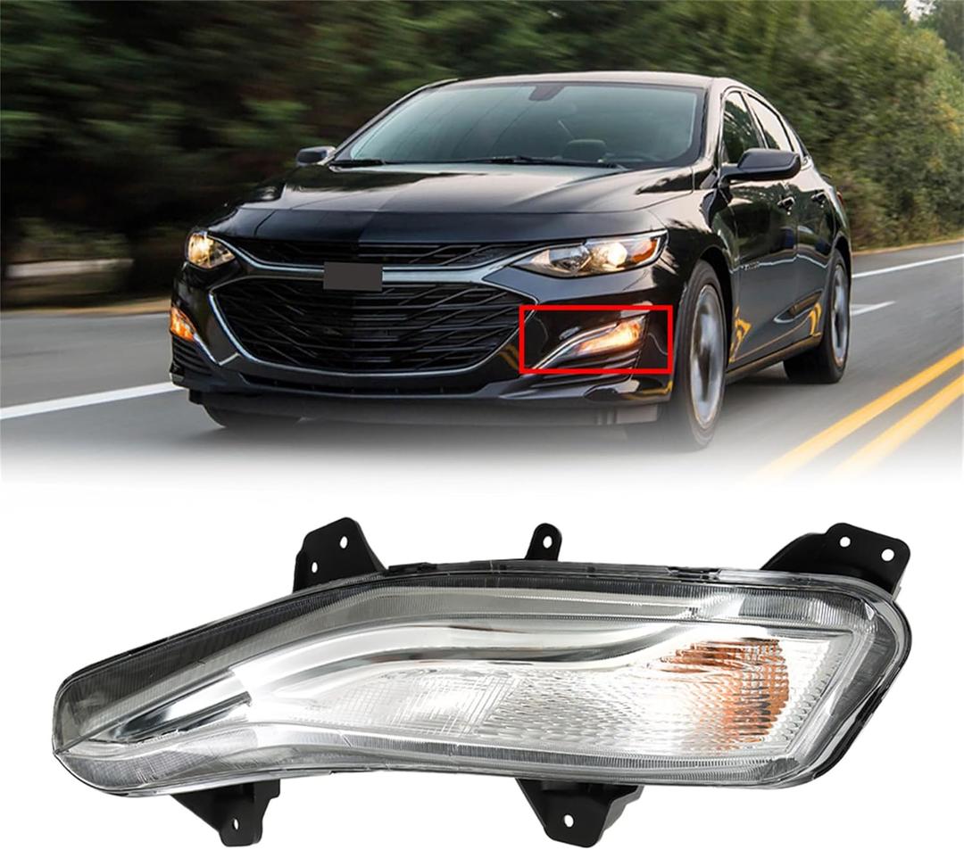 munirater Turn Signal Light Fog Lamp Replacement for Malibu 2019 2020 2021 Left Driver Side 84843547