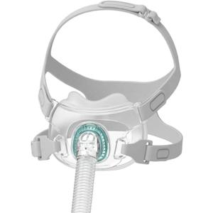 CPAP Mask, Upgrade CPAP Full Face Mask CPAP Supplies with Headgear, Elbows, Cushion and Tube, Suitable for Various Models of CPAP Machines (M)