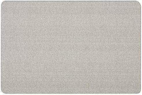 Quartet Bulletin Board for Walls, Fabric, 3' x 2', Frameless Pin Board, Fiberboard, Display Board, Oval Office, Home Office Decor or Home School Organization Board, Vertical/Horizontal, Gray (7683G)