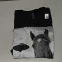 Funny Horse Selfie with Alien UFO Funny UFO Horse T-Shirt XL