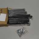 Ravinte 10 Pack 18 Inch Square Cabinet Handles Matte Black Drawer Pulls Kitchen Hardware