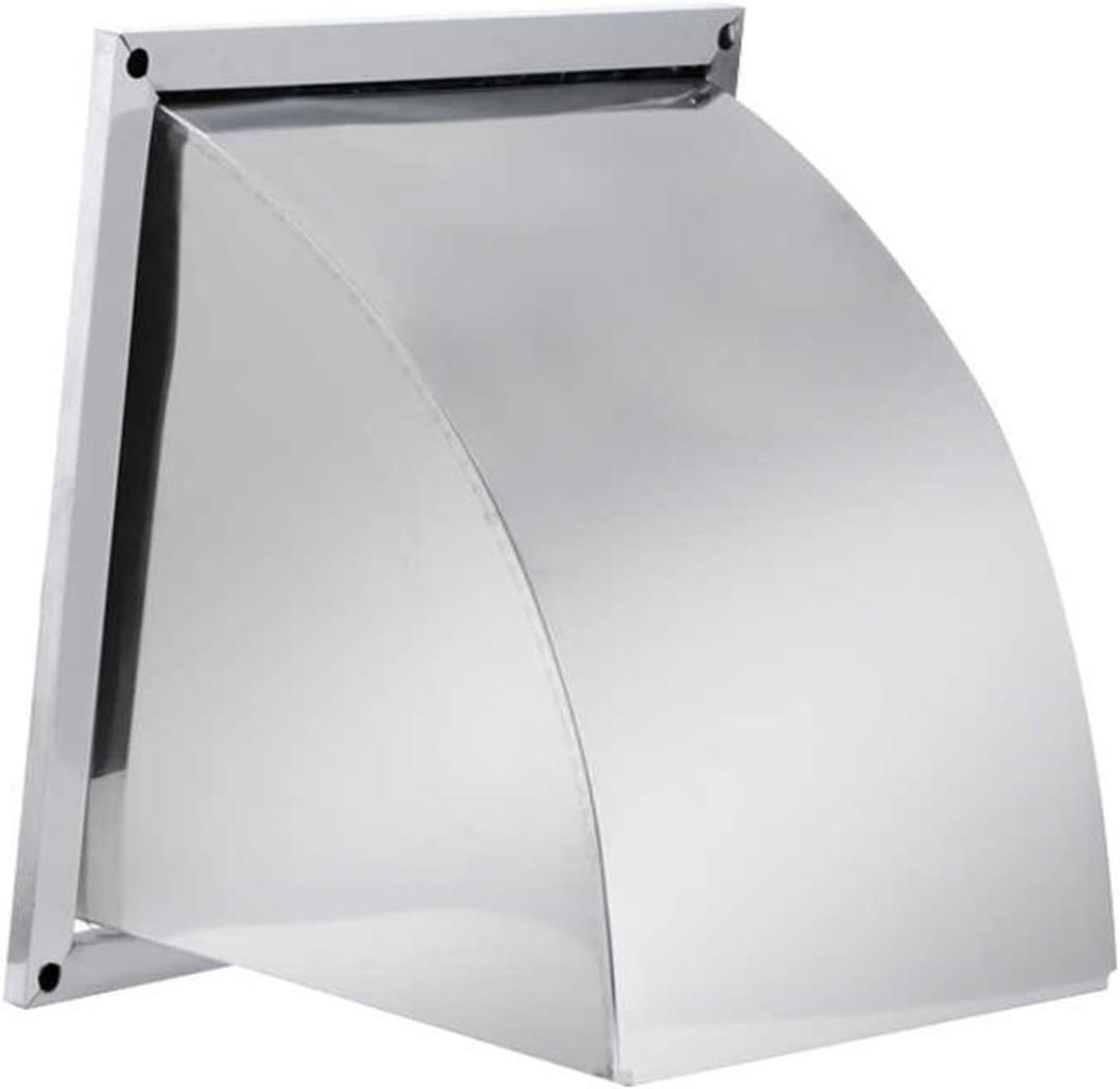 Stainless Steel Exterior Wall Ventilation Hood Large Exhaust Hood 8 Inches-24 Inches(24 inches)