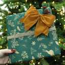 18Pcs Vintage Velvet Christmas Bow Decor - 6 Inch Cozy Rustic Ribbon Bow Ornaments for Christmas Tree, Wreaths, Garland, Gift Wrapping, DIY Crafts & Xmas Home Decoration (Khaki)