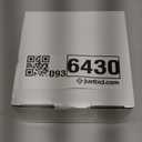 Bell Glides Replacement Office Chair or Stool Swivel Caster Wheels to Fixed Stationary Castors, Office Chair Wheels for Carpet - with Separate Self Adhesive Felt Pads/Chair Feet Wheel Stopper (BLACK)