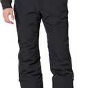 Amazon Essentials Men's Water-Resistant Insulated Snowboard Ski Snow Pant (Black, L)