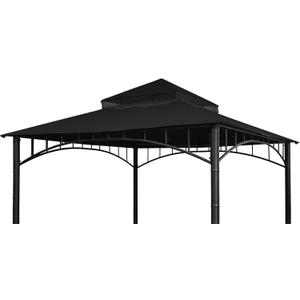 Gazebo Replacement Canopy Top for Target Madaga Gazebo Model L-GZ136PST (Black)