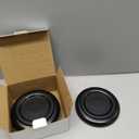 Piano Caster Cups Grand Piano Caster Cups Piano Leg Hardwood Cups Pads for Grand Piano (Wood Black, Set of 3)