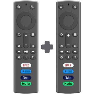 Replacement Remote for All Fire Series, Fit for Stick 4K/4K Max(1st/2nd Gen),Stick(2nd/3rd Gen)/TV Cube (No Voice Control)