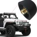 BASIKER Antenna Delete Cap Fit for Jeep Wrangle Gladiator JK JL Rubicon Sport Unlimited 4xe Willys Mojave, Car Wash Proof Jeep Antenna Cover Antenna Delete, Jeep Accessories