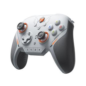 BIGBIG WON BLITZ 2 Pro PC Video Game Controller, TMR Electromagnetic Joystick,2000Hz Wireless Polling Rate,1000Hz Gyroscope,16 Mechanical Buttons,PC+Mobile APP Gamepads for FPS Games-Gray