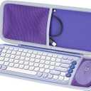 Lebakort Storage Case Compatible with Logitech POP ICON Combo Keyboard and Mouse Combo (Lilac Case)