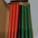 7 Pcs Kwanzaa Candle Set Flameless Mishumaa Saba 11'' LED Candles for Happy Kwanzaa Decor Green Red Black Taper Candles Battery Operated Advent Candle for Kwanzaa Kinara Set Wreath Dinner Church Home