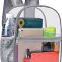 USPECLARE Clear Backpack for Stadium Approved 12612, Water proof Clear Bag for Stadium Events and Concert Work Sport Event