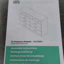 LINSY HOME 10 Drawer Dresser for Bedroom, 54" Wide Chest of Drawers, Modern TV Stand Dressers with Wood Frame and Metal Handles, Large Drawer Organizer for Bedroom, Living Room, White