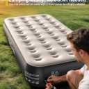 OhGeni Twin Air Mattress with Built in Pump, Camping Air Mattress with External Valve, Family Choice Award Winner, 13" Inflatable Blow up Bed, Portable Foldable Airbed for Home & Outdoor, Gift for Mom