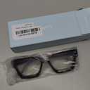 livho Oversized up to 99% Blue Light Blocking Glasses for Woman - Rectangle Fashion Glasses for Computer, Chic Preppy Frame