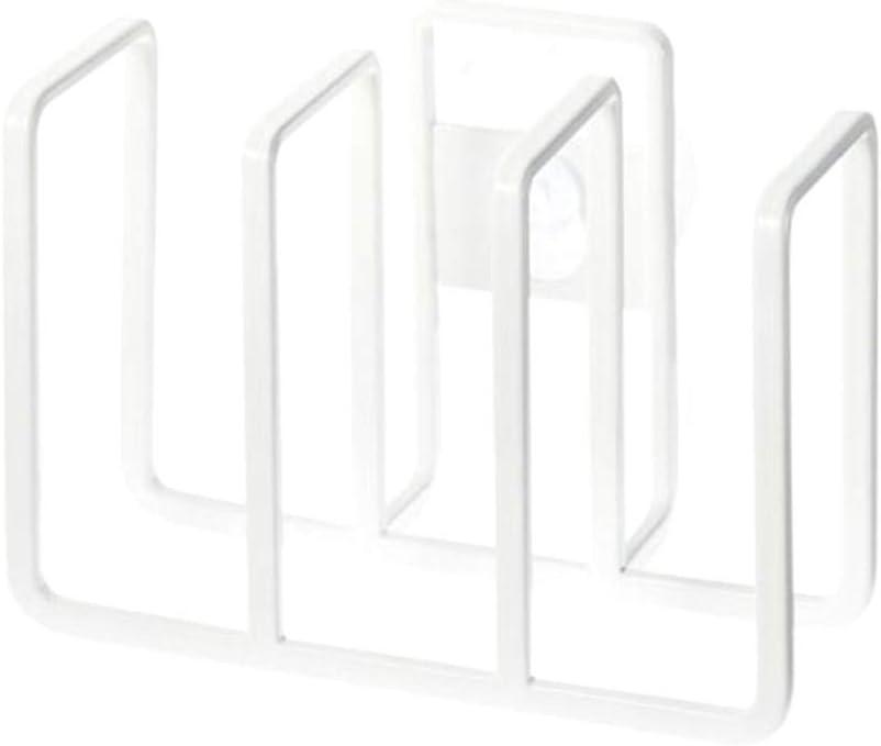 Yamazaki Home Plate 3 Sponge Holder - Steel Rack Organizer for Kitchen Sink - Steel