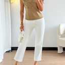 Women's 3D Floral Knit Tops Cap Sleeve Mock Neck Elegant T Shirts Summer Fall Tops Streetwear (L)