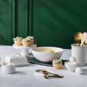 Le Creuset Stoneware European Butter Dish, White