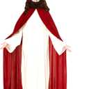 Jesus Saint Joseph Costume For Kids - Christmas Halloween Cosplay Party,With A Red Cloak